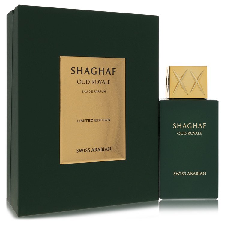 Swiss Arabian Shaghaf Oud Royale by Swiss Arabian Eau De Parfum Spray (Unisex) Limited Edition 2.5 oz Swiss Arabian Shaghaf Oud Royale by Swiss Arabian Eau De Parfum Spray (Unisex) Limited Edition 2.5 oz